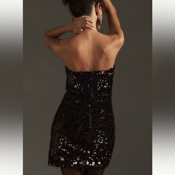 BNWT Le Superbe Nominee Tux Mini Dress Black size 6 - Picture 3 of 8